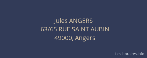Jules ANGERS