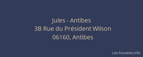 Jules - Antibes