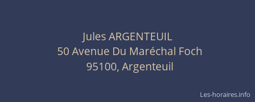 Jules ARGENTEUIL
