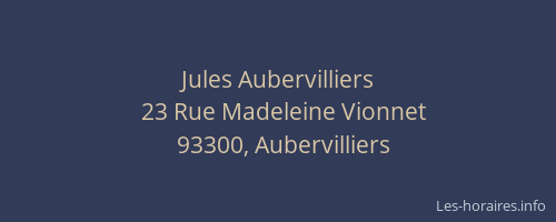 Jules Aubervilliers
