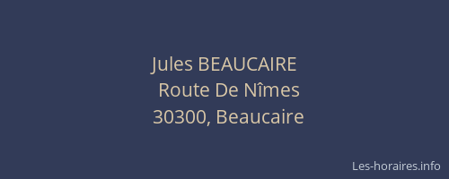 Jules BEAUCAIRE