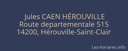 Jules CAEN HÉROUVILLE