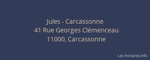 Jules - Carcassonne