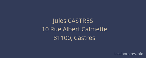 Jules CASTRES