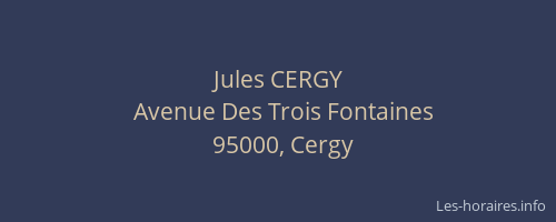 Jules CERGY
