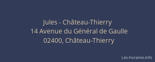 Jules - Château-Thierry