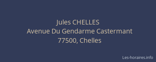 Jules CHELLES