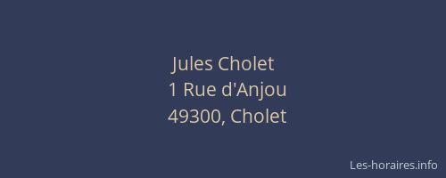 Jules Cholet
