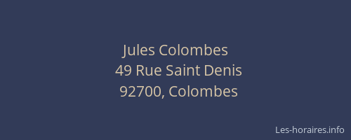 Jules Colombes