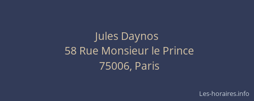 Jules Daynos