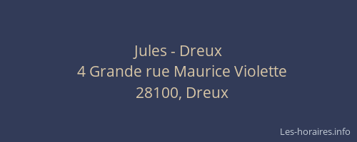 Jules - Dreux