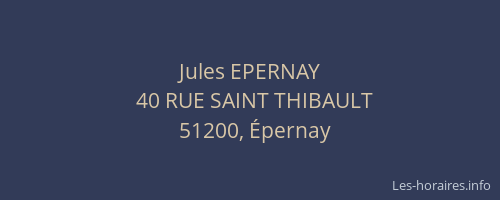 Jules EPERNAY