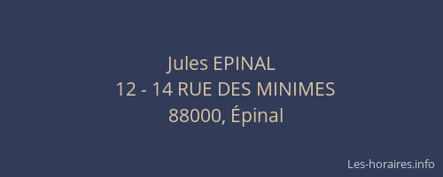 Jules EPINAL