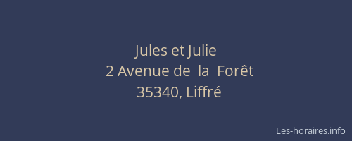 Jules et Julie