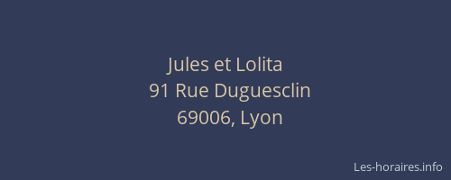 Jules et Lolita