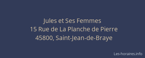 Jules et Ses Femmes