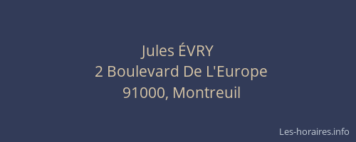 Jules ÉVRY