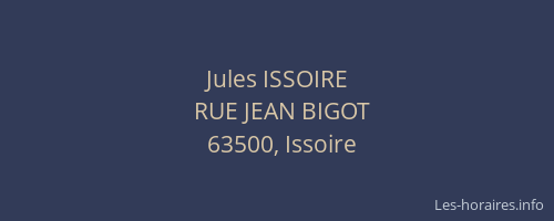 Jules ISSOIRE
