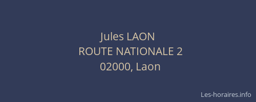 Jules LAON