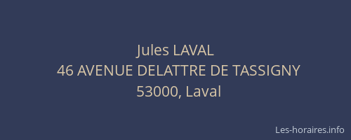Jules LAVAL