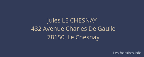 Jules LE CHESNAY