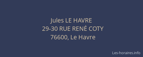Jules LE HAVRE