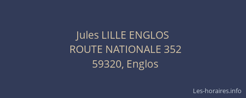 Jules LILLE ENGLOS