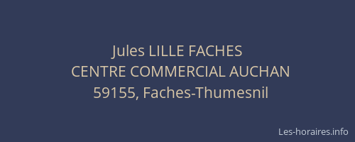 Jules LILLE FACHES