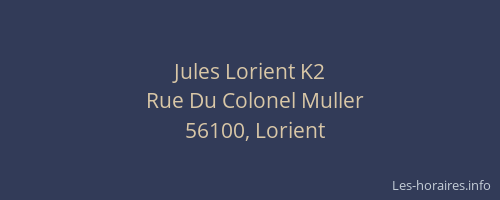 Jules Lorient K2