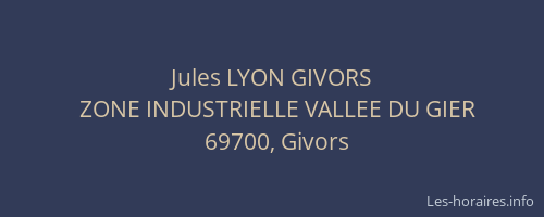 Jules LYON GIVORS