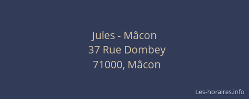 Jules - Mâcon