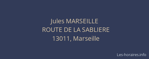 Jules MARSEILLE