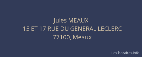 Jules MEAUX