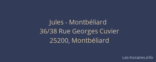 Jules - Montbéliard