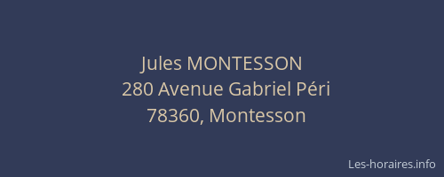 Jules MONTESSON