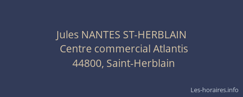 Jules NANTES ST-HERBLAIN
