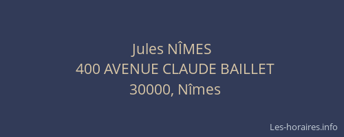 Jules NÎMES