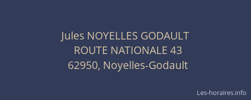Jules NOYELLES GODAULT