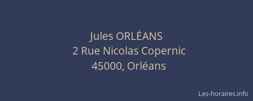 Jules ORLÉANS