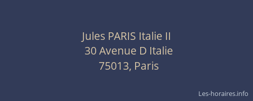 Jules PARIS Italie II