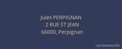 Jules PERPIGNAN