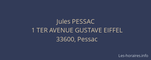 Jules PESSAC