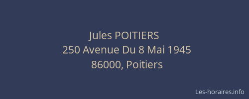 Jules POITIERS