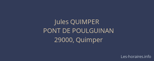 Jules QUIMPER