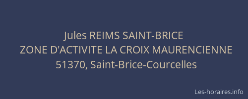 Jules REIMS SAINT-BRICE