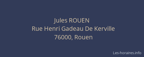 Jules ROUEN