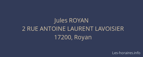 Jules ROYAN