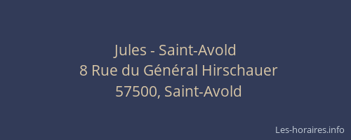 Jules - Saint-Avold