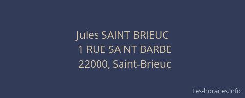 Jules SAINT BRIEUC