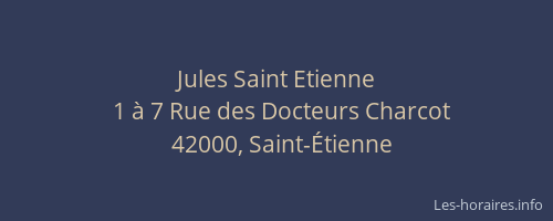Jules Saint Etienne